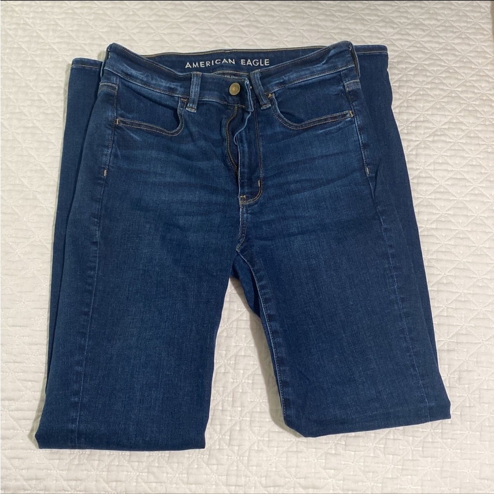 american eagle super hi rise jegging